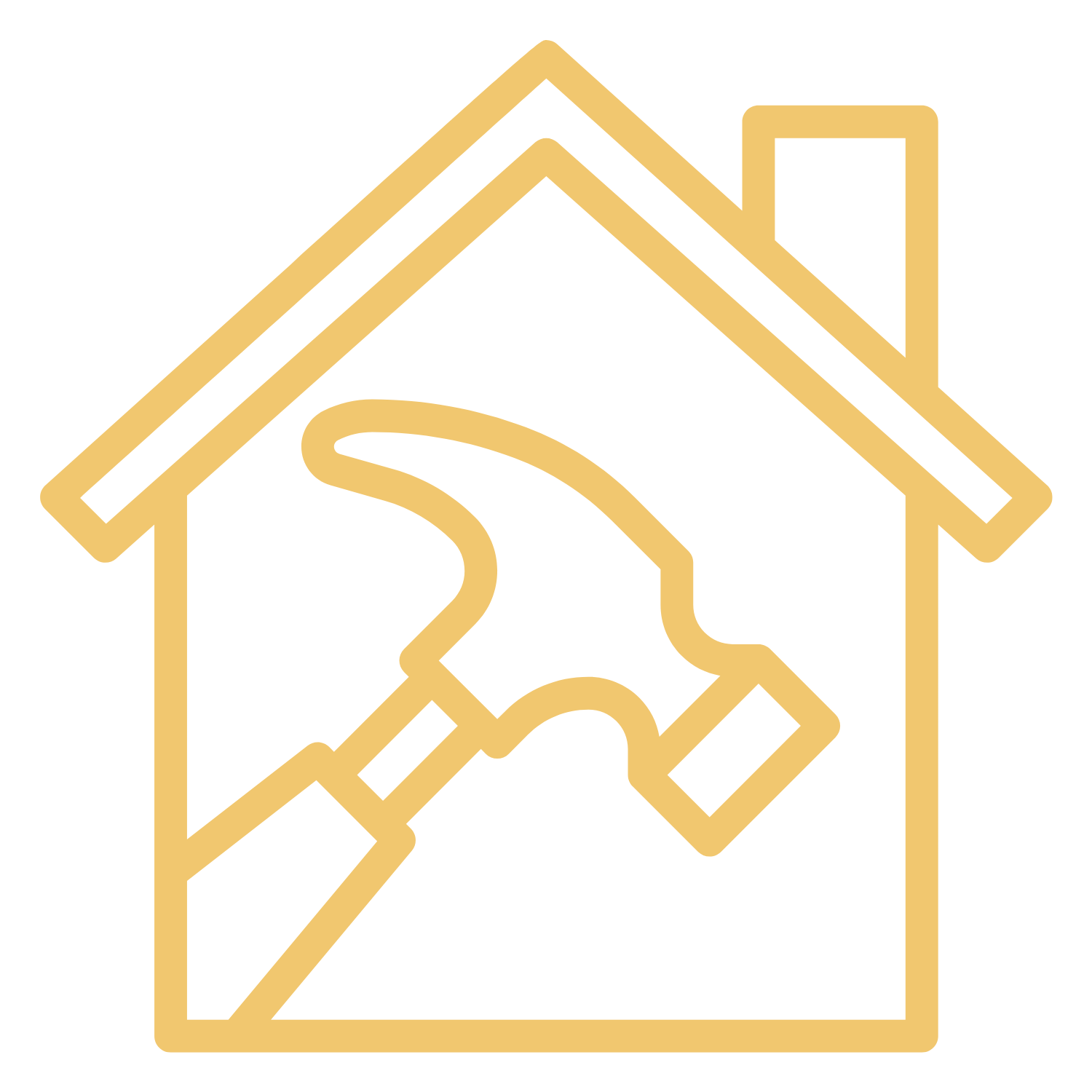 new full home remodeling icon